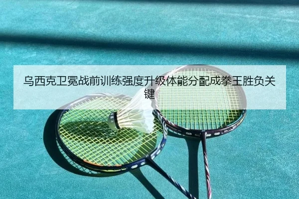 乌西克卫冕战前训练强度升级体能分配成拳王胜负关键